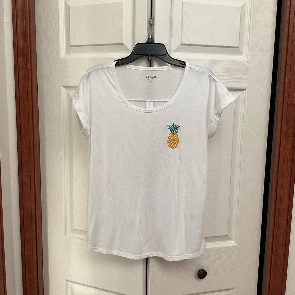 Style & Co. white tee